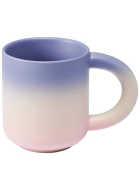 FQRLIVING英国FALABEIIA设计师ADAGIO联名款手工渐变紫粉色陶瓷杯