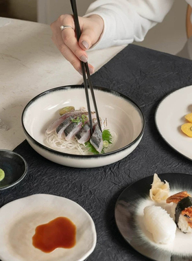 比利时Serax陶瓷深盘暗黑餐具盘子汤碗拉面碗Ann Demeulemeester