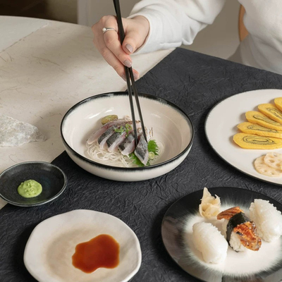 比利时Serax陶瓷深盘暗黑餐具盘子汤碗拉面碗Ann Demeulemeester