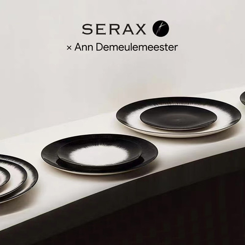 比利时Serax Ann Demeulemeester暗黑餐具盘子 西餐盘水果点心盘