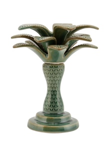 FQR LIVING 瑞典设计师联名款 手工制作绿色棕榈树形状的烛台