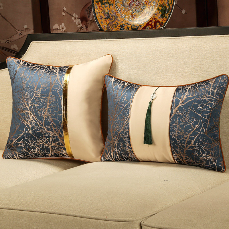 新中式抱枕靠垫中国风沙发抱枕客厅床头靠枕靠背垫含芯抱枕套定制,居家布艺,靠垫/抱枕,淘宝优惠券,粉丝福利购,淘宝优惠卷