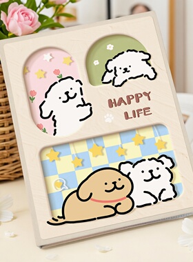 3寸大容量拍立得相册火车电影飞机票小卡收纳册情侣diy纪念册卡册