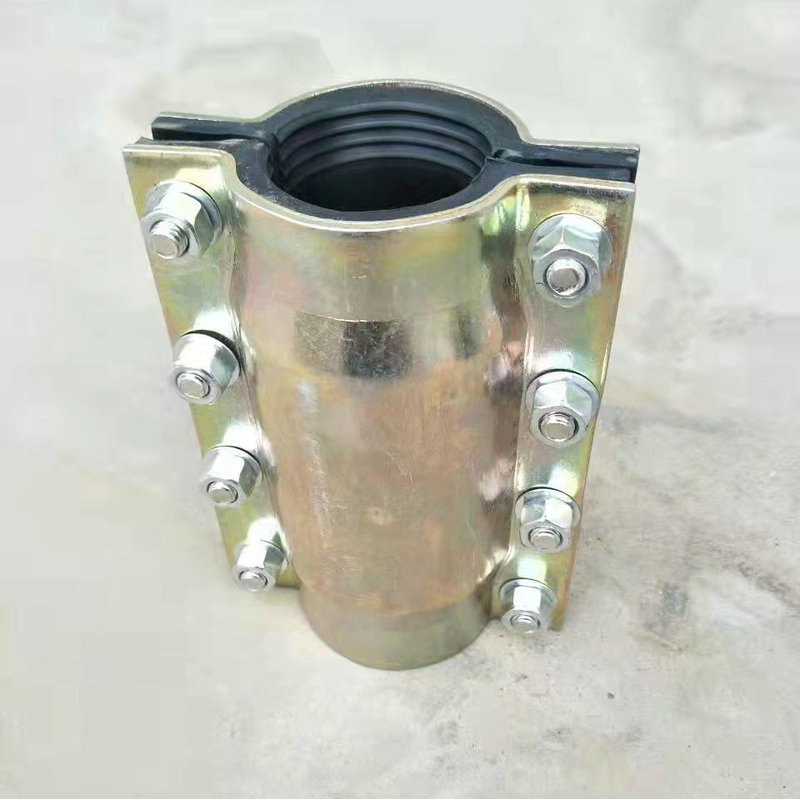 钢板哈夫节抢修接水管堵漏器补漏卡子快速接头抱箍管卡夹板加长40