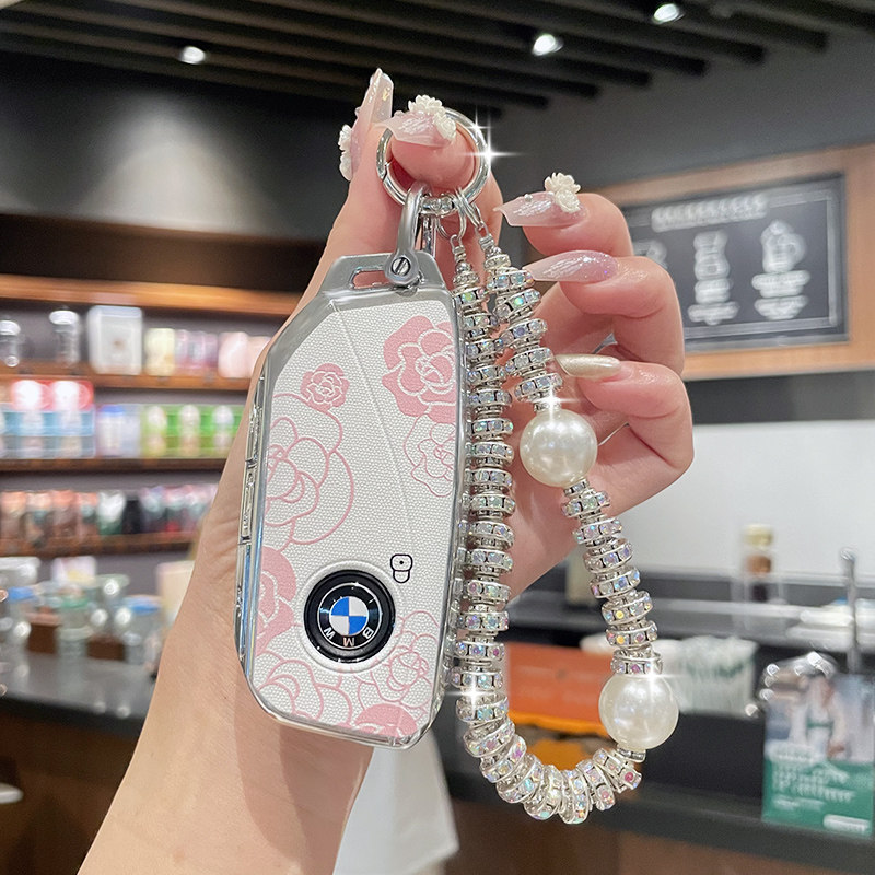 适用宝马x1钥匙套新款X3X5x6x7壳3系5系7系530li车ix1五740扣i7女