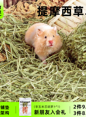 可可阿球小仓鼠刨花木屑提莫西草段垫料金丝熊除臭无尘打洞造景