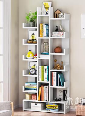 家用小房间宿舍树形省空间书架学习收纳置物架立体落地书柜MS2392