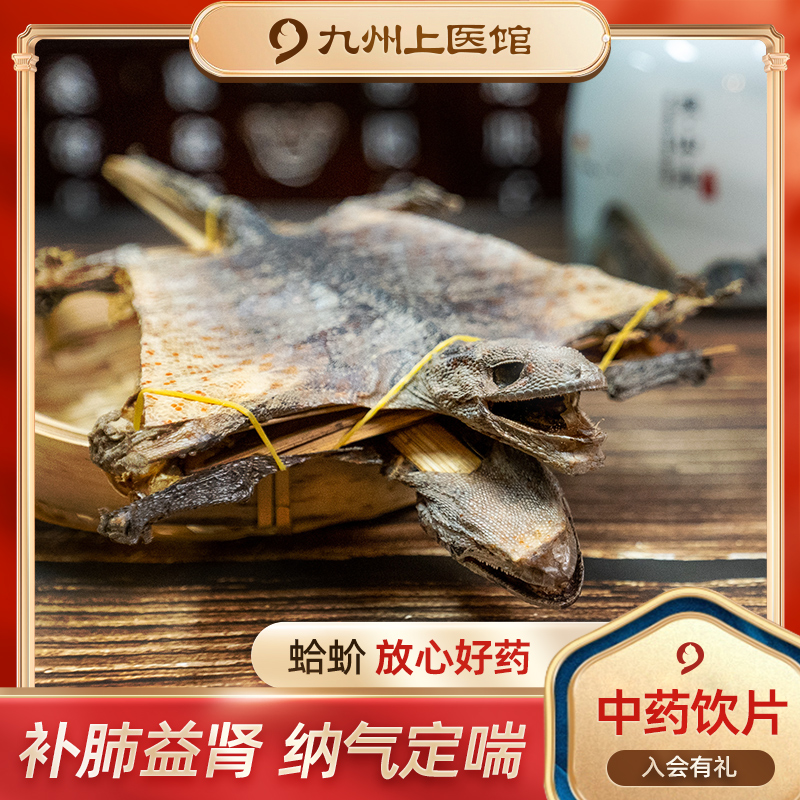 蛤 蚧 干货定喘丸一对红蛤蚧干补肺益肾助阳蛤芥蛤蚧粉泡酒中药材