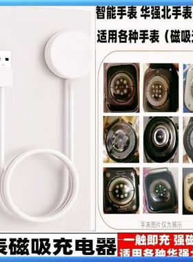适用手表充电器UltraX5prowatch华强北磁吸无线充GT8S109窝峰两针