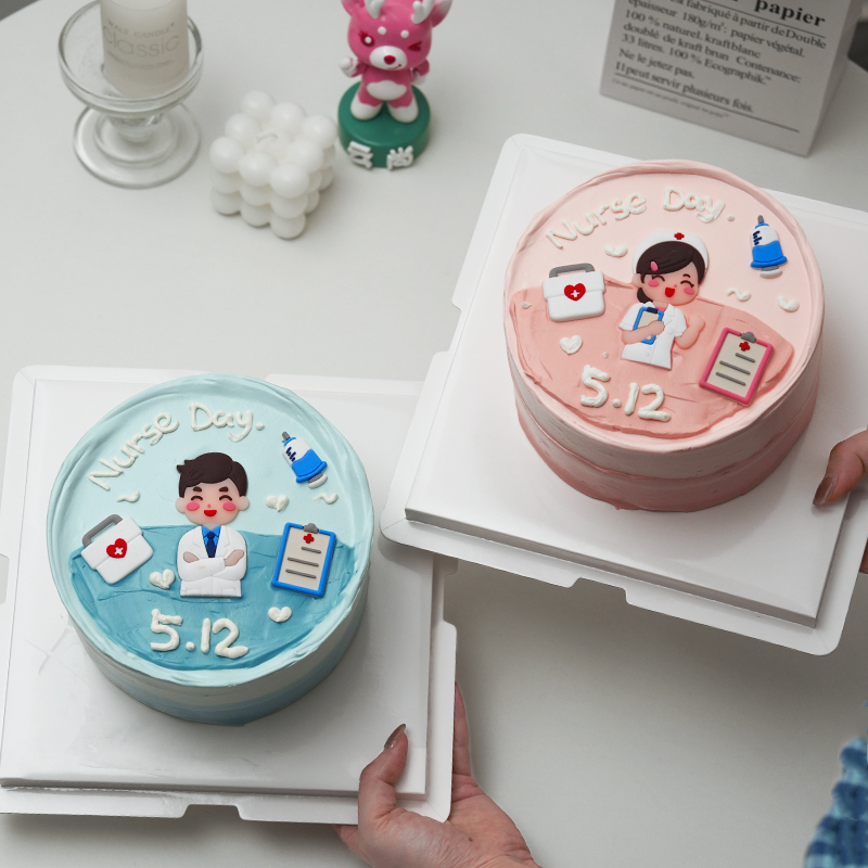 5.12护士节蛋糕装饰摆件