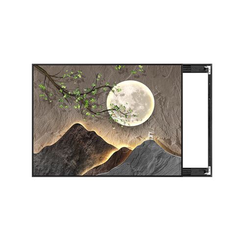 现货DA4K电i表箱装饰画新中式轻奢餐厅壁画弱电表盒遮丑配电箱遮