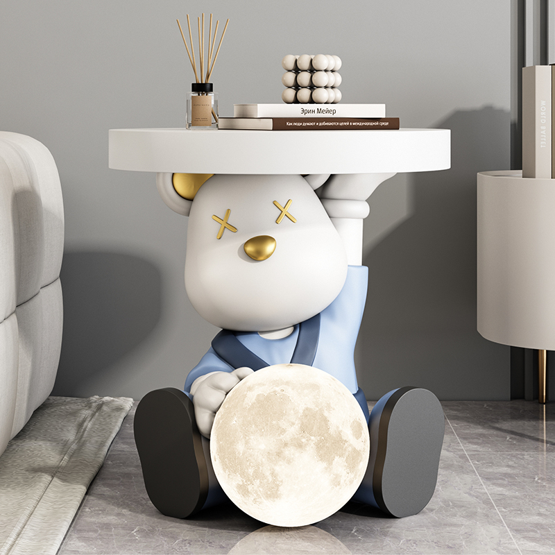 速发熊客厅落地摆旁茶几置物电视柜头床沙发件家居灯乔迁新居礼品