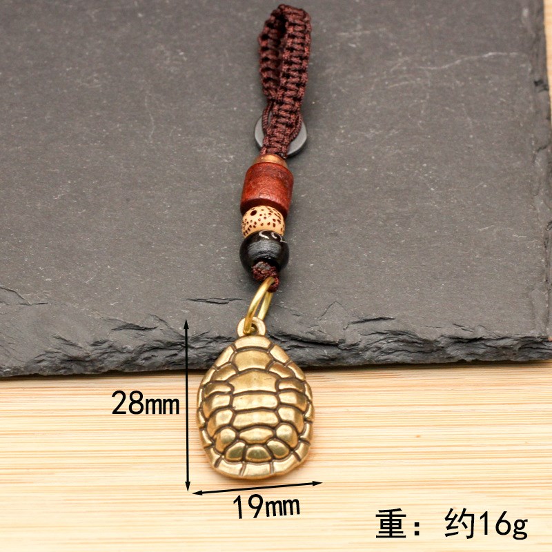 速发实心富甲天下葫芦五帝钱招财乌龟壳钥匙扣挂饰汽车挂件创意造