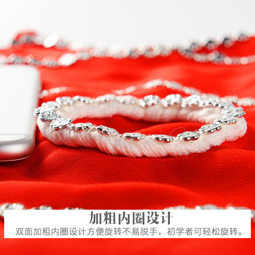 速发儿童专业考级麻纱八角巾舞蹈手绢花东北二人转秧歌跳舞手帕非