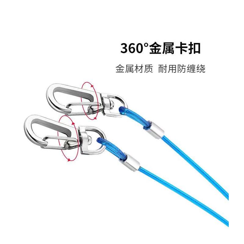速发鱼竿失手绳高弹力钢丝失手绳溜鱼器护竿绳放杆绳钓鱼用品渔具