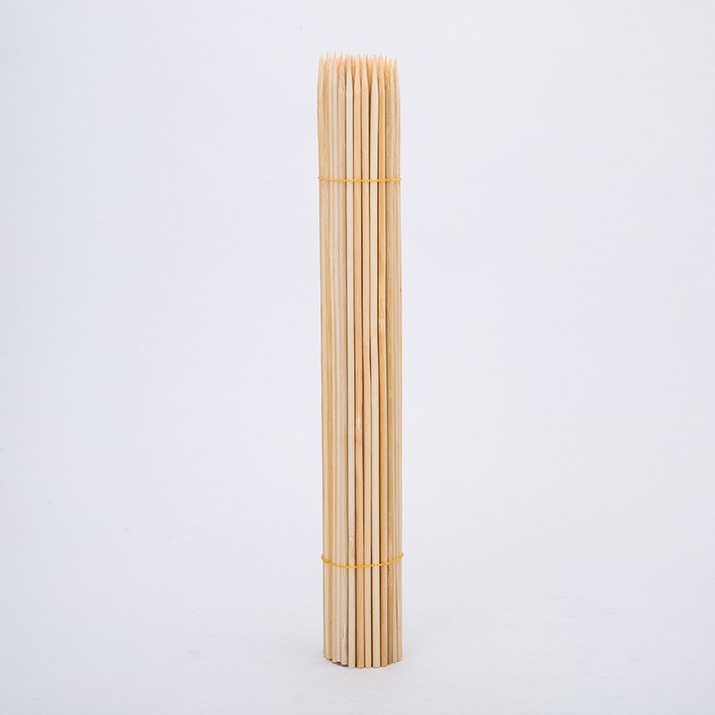 现货一次性竹签烧烤签bbq烧烤签子烤肠串串签子3.5mm35cm
