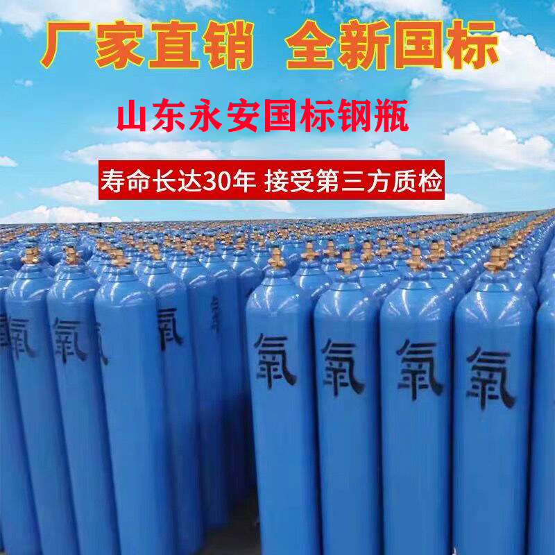 新品国标氧气瓶10升15升2v0升30升40L氩气氮气气罐二氧化碳氩弧焊