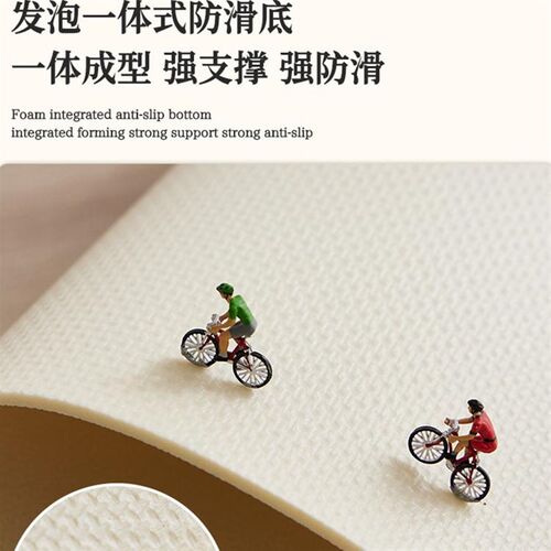 现货奶油风入户门地垫耐脏免洗可擦pvc皮革进门口脚垫可裁剪地毯