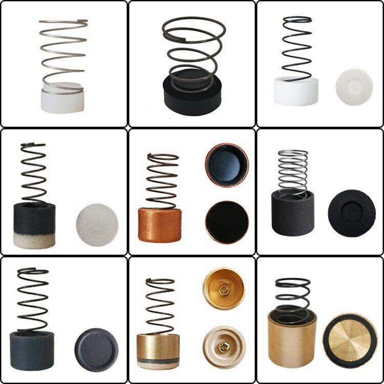 速发空压机配件阀芯单向阀止回阀芯气弹垫件小型空气压缩机泵簧垫