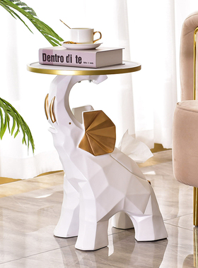 速发迎宾大型落地象摆件客厅迁新风乔轻奢居礼物家居沙发软装饰品