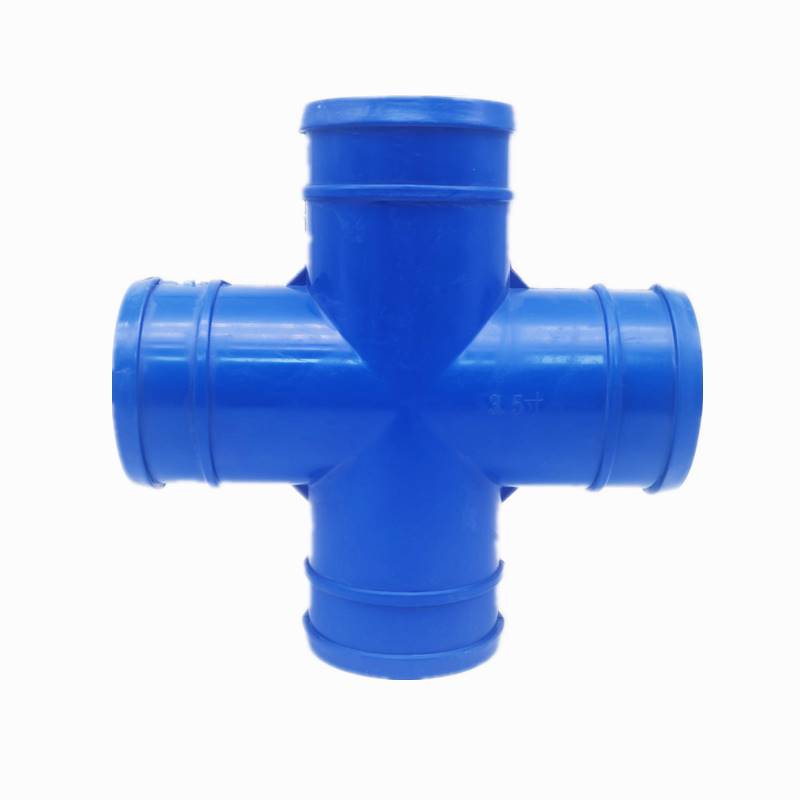 速发2寸2.5寸3寸4农用弯头正三通通水管水带接头塑料配件四通等径
