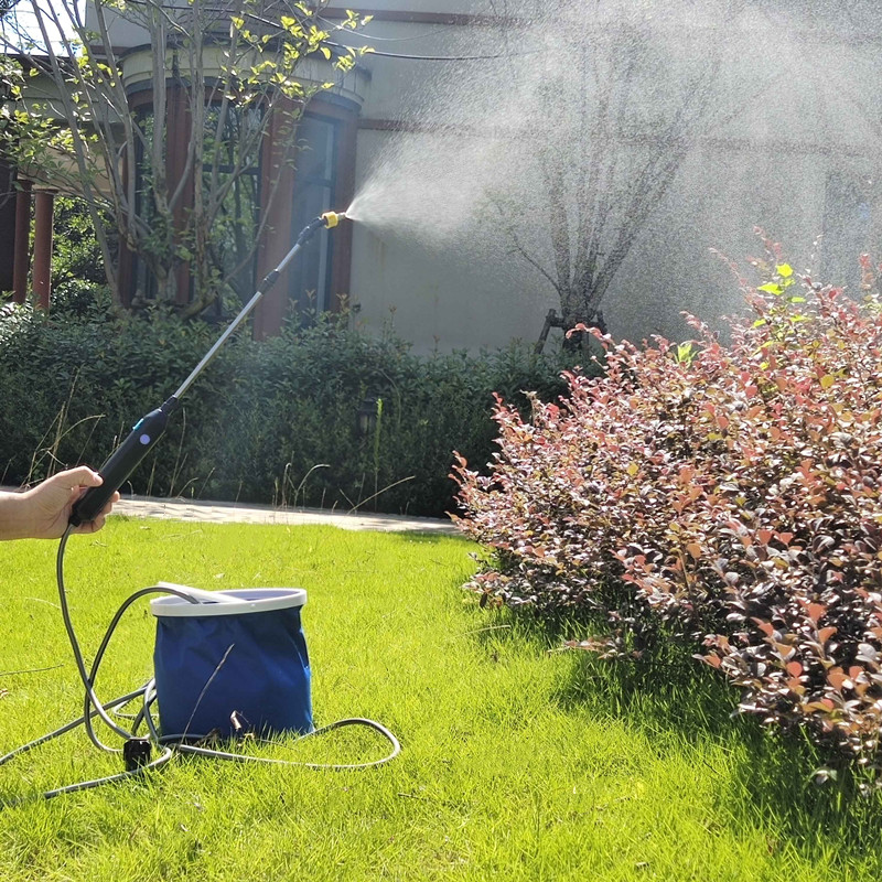 速发打电式电动喷壶洗车抽水家水喷雾器园艺水枪喷枪消毒充药浇用