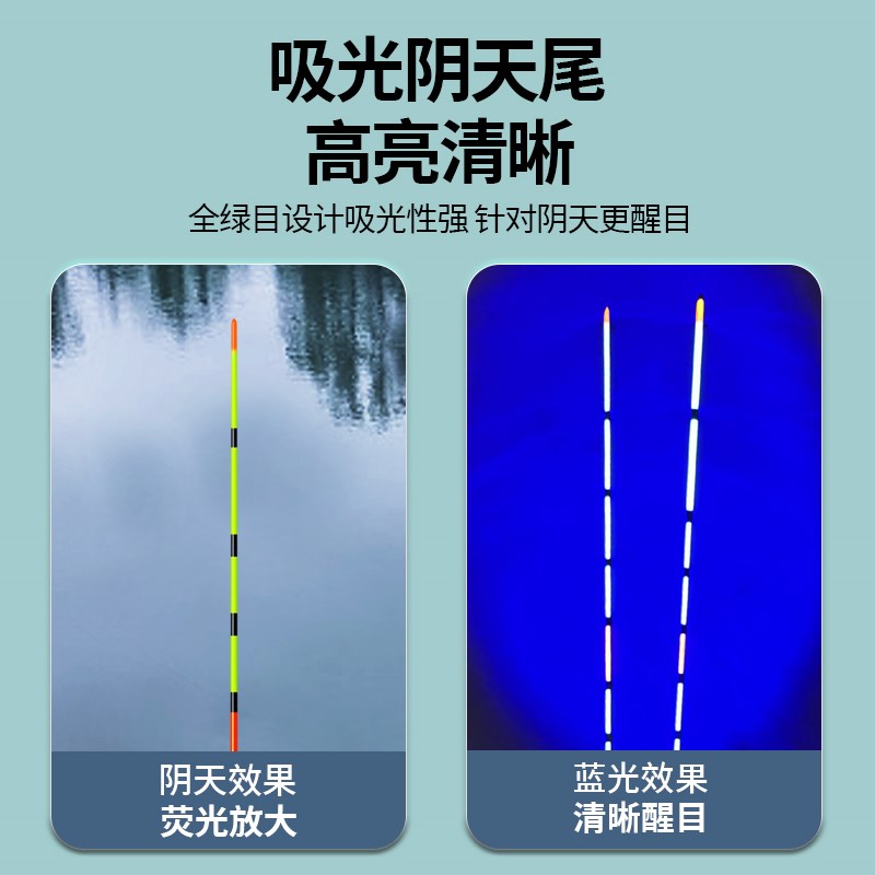 速发去壳孔雀羽鱼漂醒目阴天尾高灵敏底钓轻口鲫鱼漂碎目羽毛