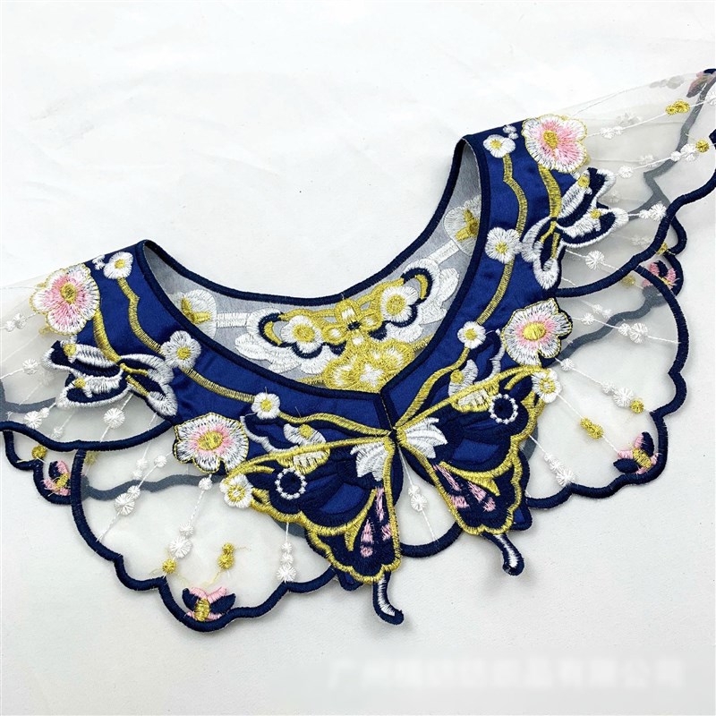 保真速发毕业云肩学士服汉服披肩大E学生领花领子新中式国风马面