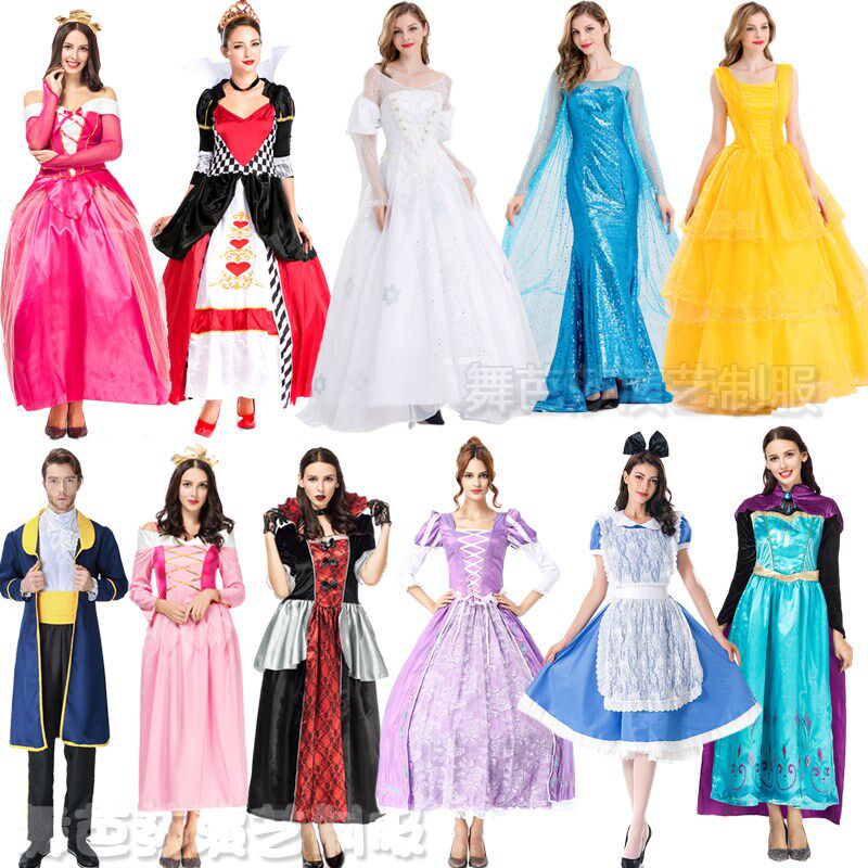 速发灰裙娘礼服迪斯尼公主裙爱丽服裙子晚宴礼丝公主姑短裙