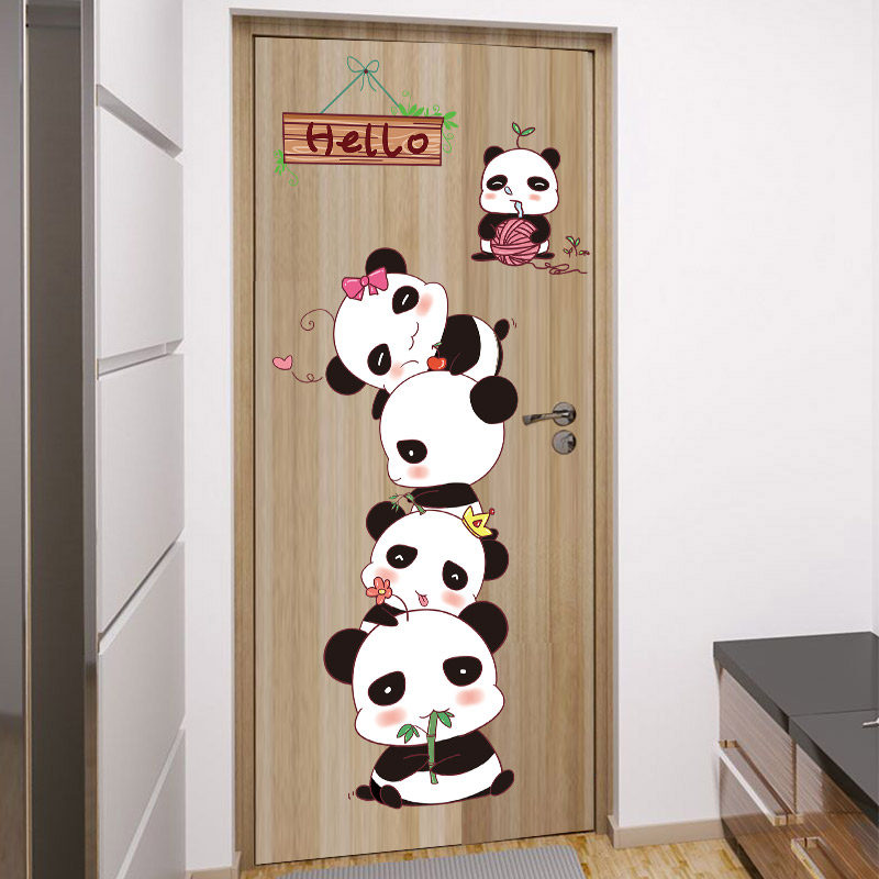 速发创贴贴画儿园房间幼儿童门意纸墙壁装饰卧室衣柜墙贴墙画自粘