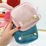 Милая гигиеническая прокладка, сумка-органайзер, салфетки, портативная вместительная и большая сумка