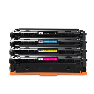 添彩M281fdw硒鼓CF500A黑色大容量硒鼓适用于惠普M280nw M254dw M254nw M254dn M281fdn HP202A打印机墨粉盒