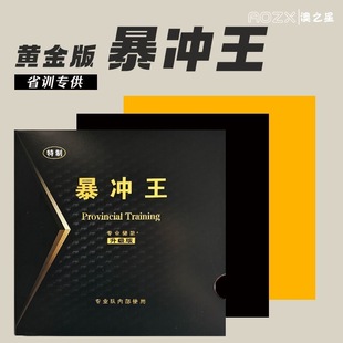 正品金版省训套胶暴冲王弧圈快攻爆冲王粘性乒乓球拍反胶特制胶皮