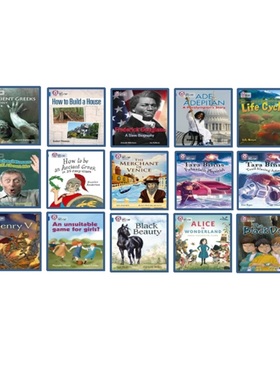 【级别16 深蓝色套装A】Collins big cat White A 15册合售 柯林斯大猫系列分级阅读 英文原版故事绘本