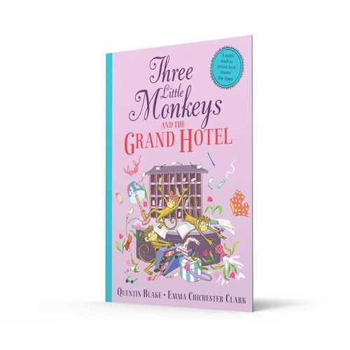 预售 英文原版 Three Little Monkeys and the Grand Hotel 三只猴子住酒店 儿童绘本 故事图画书 24年新品