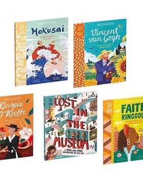 英文原版 The Met Louise Bourgeois 精装绘本5册 艺术家所见系列 DK名人传记 儿童艺术启蒙绘本图画书