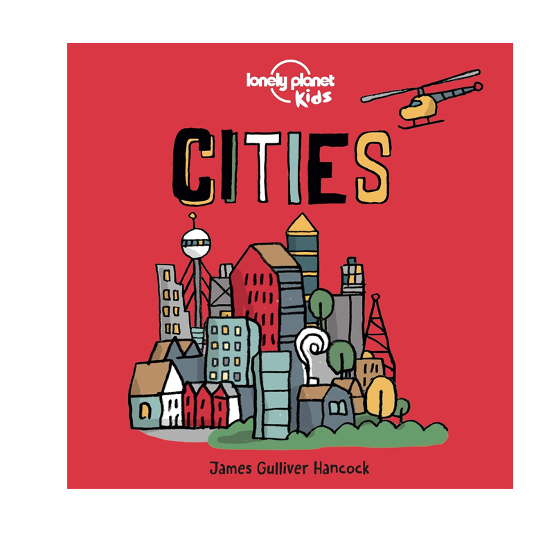 预售 英文原版 Lonely Planet Kids Cities 城市 孤独星球 儿童科普启蒙纸板绘本