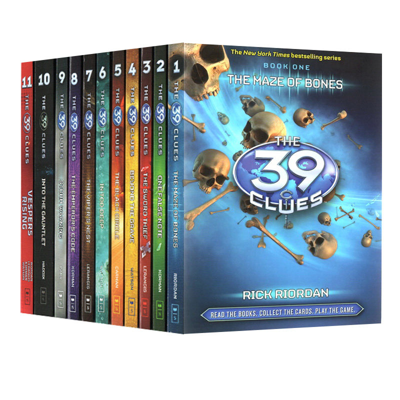 预售 英文原版小说 The 39 Clues 系列 39条线索11册 8-12岁  益智类侦探推理原版故事小说 儿童桥梁章节书 中小学英语课外阅读