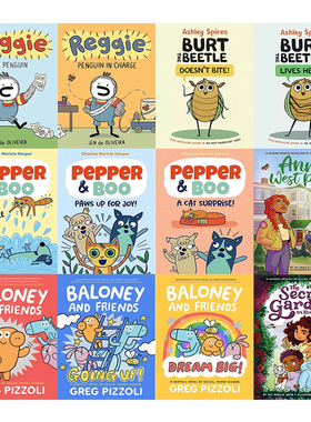 英文原版 桃和李系列 Peach and Plum/Waffles and Pancake 华夫饼和煎饼 儿童全彩漫画故事图画书 小学生英语课外读物