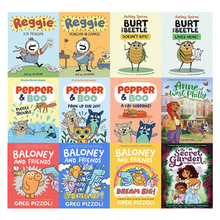 英文原版 桃和李系列 Peach and Plum/Waffles and Pancake 华夫饼和煎饼 儿童全彩漫画故事图画书 小学生英语课外读物