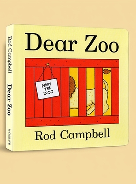 Dear Zoo 亲爱的动物园 0-3岁宝宝早教启蒙纸板翻翻书 brown bear棕熊 好饿的毛毛虫 英文原版绘本 吴敏兰推荐 幼儿撕不烂耐咬圆角