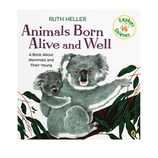 科普绘本Explore Science Animals and Well Alive 英文原版 Born Language Ruth 英文语法 Heller
