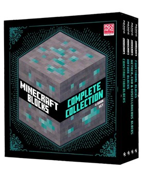 英文原版 我的世界游戏完全攻略修正版  4册 礼盒装 Minecraft Blocks 4-book Slipcase Complete Collection