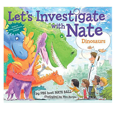 英文原版绘本 Let's Investigate with Nate #3 Dinosaurs 跟着内特去研究恐龙 儿童自然知识科普