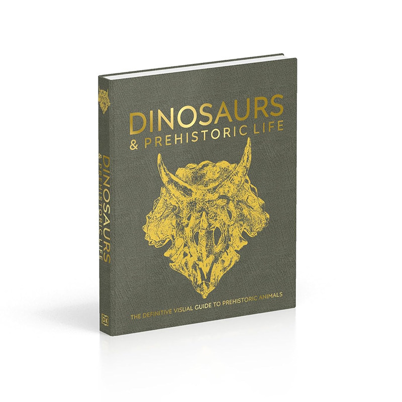 英文原版 Dinosaurs and Prehistoric Life 精装 恐龙与史前生命 史前动物的权威视觉指南 儿童科普