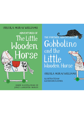 预售 英文原版 小木马系列  Adventures of the Little Wooden Horse 2册平装