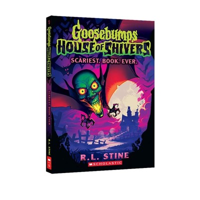 英文原版 Goosebumps House of Shivers #1 希弗斯之家 鸡皮疙瘩 惊悚小说 小学英语课外阅读 睡前故事书
