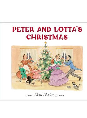 预售 彼得和洛塔的圣诞节 Peter and Lotta's Christmas 迷你版精装 艾莎贝斯蔻情商性格教育绘本 Elsa Beskow 英文原版