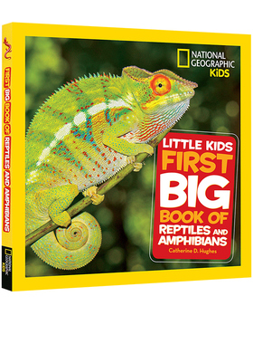 英文原版National Geographic Little Kids First Big Book of Reptiles and Amphibians  美国国家地理儿童百科书青少年科普