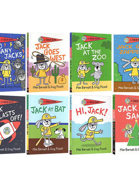 英文原版 A Jack Book  杰克的世界 兔子杰克之书 8册精装 儿童启蒙图画故事绘本 纽约时报畅销书作家 Mac Barnett